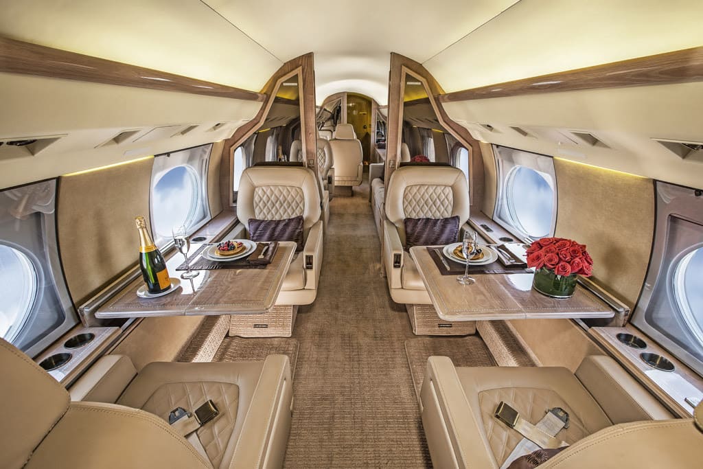 HOW MUCH LUGGAGE SPACE IS IN A PRIVATE JET